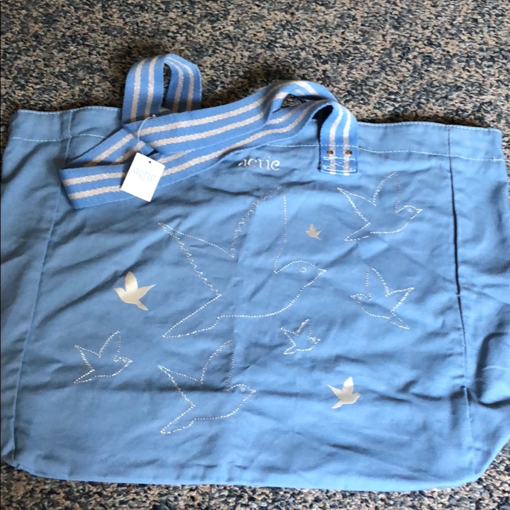 Aerie by American Eagle Blue Tote NWT